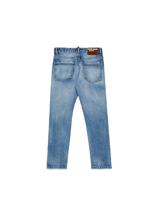 Pantalone, bambino, teddy boy jeans. DSQUARED2 | DQ3576 D0AHQDQ01